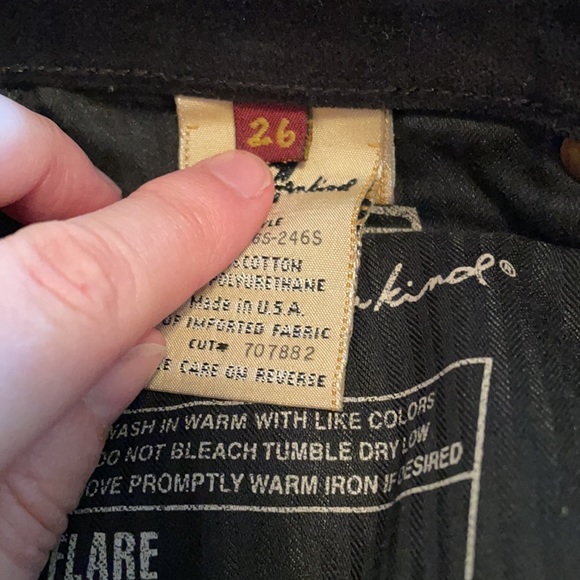 7 for all mankind velvet flare jeans - Picture 4 of 6